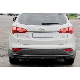 Barra Trasera AK002 Negra (Acero Inoxidable) Hyundai Santa Fe 3 2012-2018 foto 3