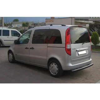 Defensa trasera Black (acero inoxidable) foto 2