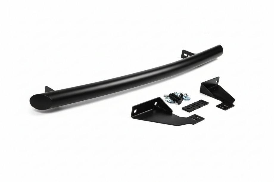 Mitsubishi Pajero Wagon IV 2006-2021 Barra Trasera AK002 Negra (Acero Inoxidable) Foto 2