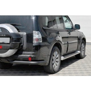 Barra Trasera AK003 Negra (Acero Inoxidable) Mitsubishi Pajero Wagon IV 2006-2021 foto 1