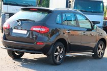 Renault Koleos 2008-2016 Barra Trasera AK002 Negra (Acero Inoxidable) foto 2