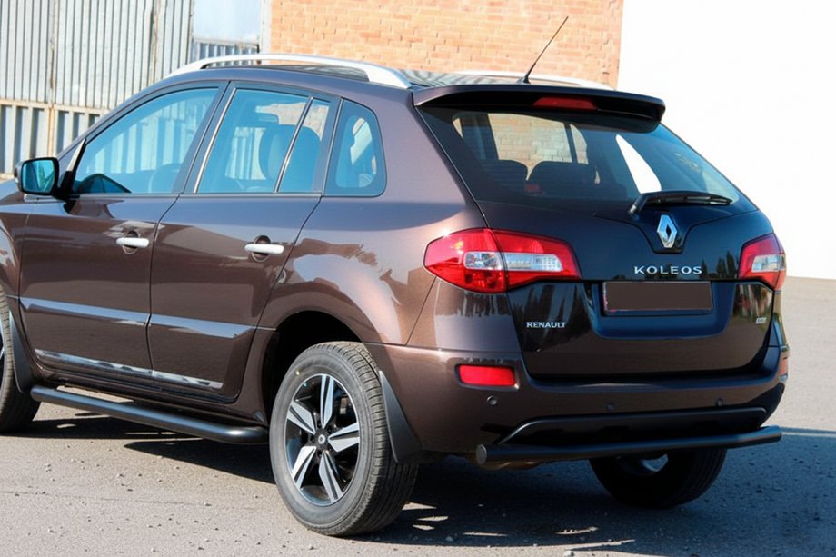 Renault Koleos 2008-2016 Barra Trasera AK002 Negra (Acero Inoxidable) Image