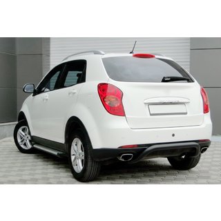 Barra Trasera AK006 Negra (Acero Inoxidable) SsangYong Korando 2010-2019