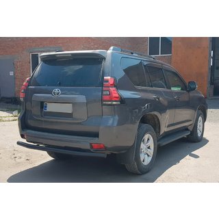 Barra Trasera AK002 Negra (Acero Inoxidable) Toyota Land Cruiser Prado 150 2009-2023 foto 1