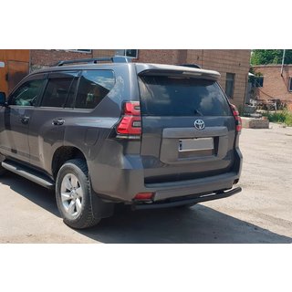 Barra Trasera AK002 Negra (Acero Inoxidable) Toyota Land Cruiser Prado 150 2009-2023 foto 2