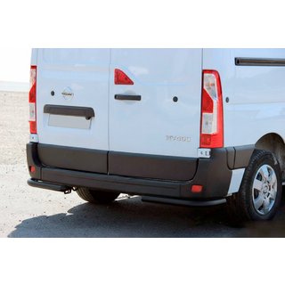 Esquinas traseras AK003 Negro (2 uds, acero inoxidable) Opel Movano 2010-2021 foto 2