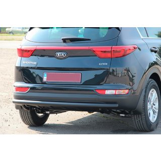 Protector Trasero AK002 Negro (Acero Inoxidable) Kia Sportage 2015-2021 foto 1