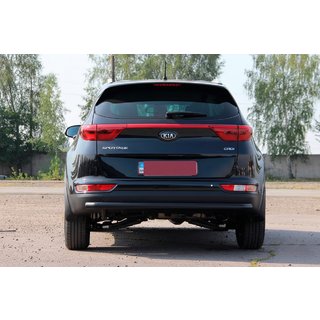 Protector Trasero AK002 Negro (Acero Inoxidable) Kia Sportage 2015-2021 foto 4