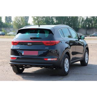 Protector Trasero AK002 Negro (Acero Inoxidable) Kia Sportage 2015-2021 foto 3