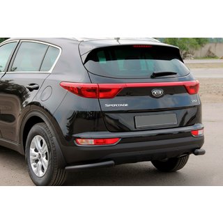 Protector Trasero de Esquina AK003 Negro (Acero Inoxidable) Kia Sportage 2015-2021 foto 1