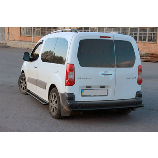 Protector Trasero Black (Acero Inoxidable) 60 mm Citroen Berlingo 2008-2018 foto 3