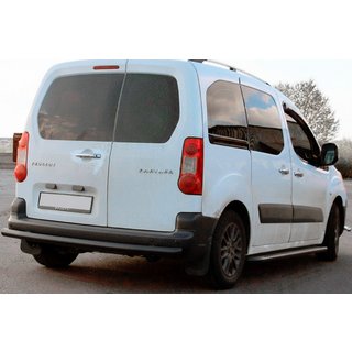 Protector Trasero Black (Acero Inoxidable) 60 mm Citroen Berlingo 2008-2018 foto 4