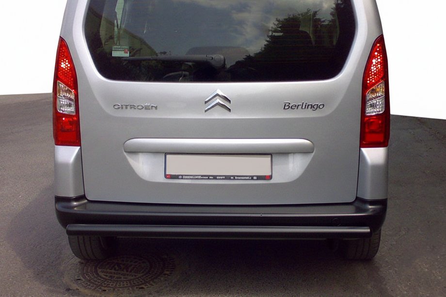 Citroen Berlingo 2008-2018 Protector Trasero Black (Acero Inoxidable) 60 mm Foto 1