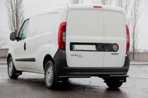 Opel Combo 2012-2018 Barras de esquina traseras AK003 Negro (acero inoxidable) foto 2