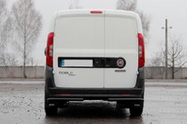 Opel Combo 2012-2018 Barras de esquina traseras AK003 Negro (acero inoxidable) foto 3