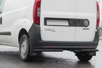 Opel Combo 2012-2018 Barras de esquina traseras AK003 Negro (acero inoxidable) foto 1