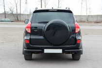 Toyota Rav 4 2006-2013 Esquinas traseras AK003 Negro (2 uds, acero inoxidable) foto 2