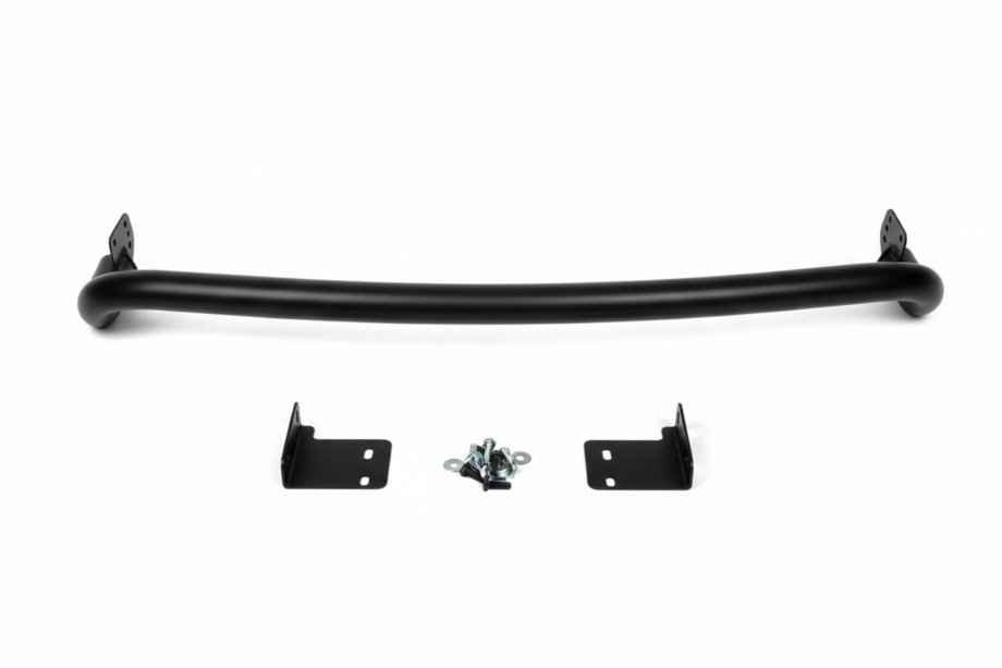 Hyundai Santa Fe 2 2006-2012 Barra Trasera AK002 Negra (Acero Inoxidable) Image