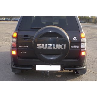 Protector Trasero AK003 Negro (Acero Inoxidable) Suzuki Grand Vitara 2005-2017 foto 1