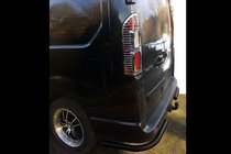 Fiat Talento 2016- Esquinas traseras Black (2 uds, acero inoxidable) foto 2
