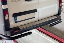 Fiat Talento 2016- Esquinas traseras Black (2 uds, acero inoxidable) foto 1