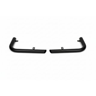 Barras de esquina traseras AK003 Negro (acero inoxidable) Mercedes Vito W638 1996-2003 foto 2