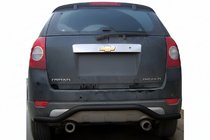 Chevrolet Captiva 2006-2019 Barra Trasera AK008 Negra (Acero Inoxidable) foto 1