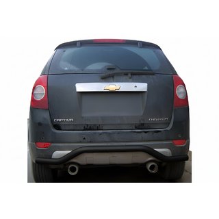Barra Trasera AK008 Negra (Acero Inoxidable)