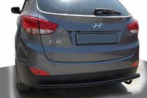 Hyundai IX-35 2010-2015 Protector Trasero AK002 Negro (Acero Inoxidable) foto 1