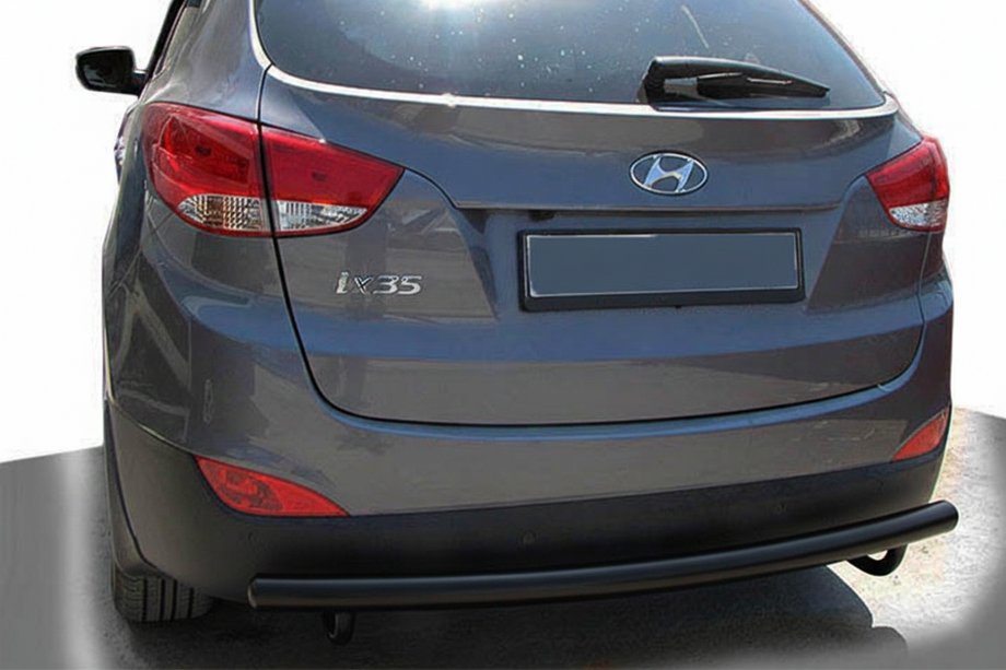 Hyundai IX-35 2010-2015 Protector Trasero AK002 Negro (Acero Inoxidable) Image