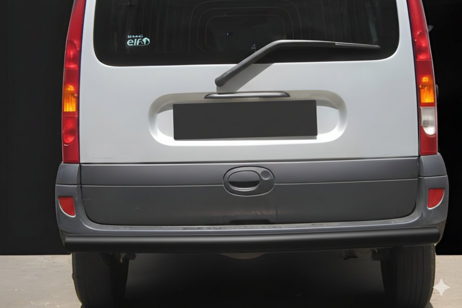 Renault Kangoo 1998-2008 Barra Trasera AK002 Negra (Acero Inoxidable) Image