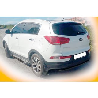 Barra Trasera AK002-1 Negra (Acero Inoxidable) Kia Sportage 2010-2015 foto 2