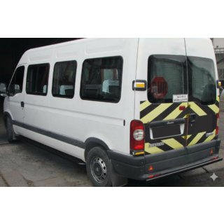 Barra Trasera AK002 Negra (Acero Inoxidable) Renault Master 1998-2010