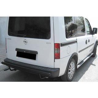 Barra Trasera AK002 Negra (Acero Inoxidable) Opel Combo 2002–2012