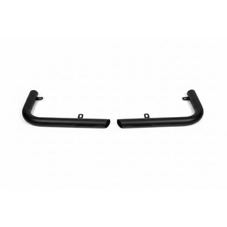 Esquinas Traseras AK003 Negro (2 uds, Acero Inoxidable) Hyundai H200, H1, Starex 1998-2007 foto 2
