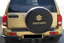 Suzuki Vitara 1998-2006 Protector Trasero AK003 Negro (Acero Inoxidable) foto 1