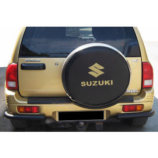 Protector Trasero AK003 Negro (Acero Inoxidable) Suzuki Vitara 1998-2006