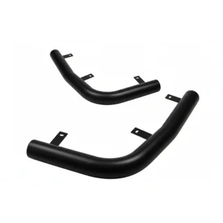 Esquinas traseras AK003 Negro (2 uds, acero inoxidable)