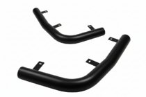 Toyota Highlander 2008-2013 Esquinas traseras AK003 Negro (2 uds, acero inoxidable) foto 1