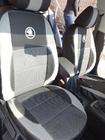 Skoda Octavia II A5 2006-2010 Fundas de Asientos de Coche (Polipiel↗Tela, Premium) foto 15