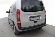 Renault Kangoo 2008–2020 Protector trasero AK002 Negro (2 uds, acero inoxidable) foto 1