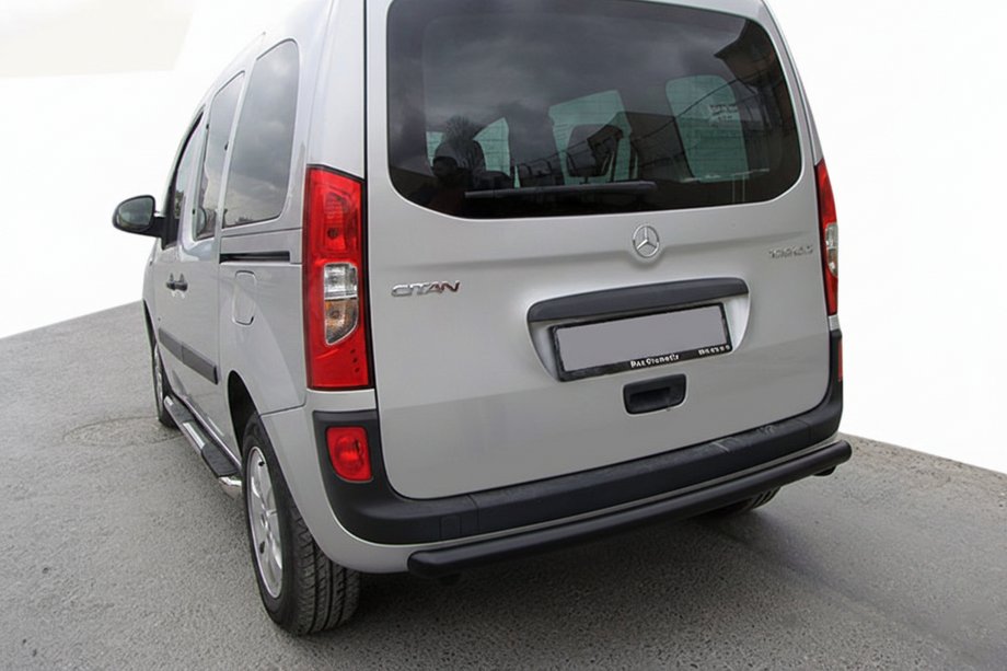 Renault Kangoo 2008–2020 Protector trasero AK002 Negro (2 uds, acero inoxidable) Image