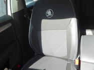 Skoda Octavia III A7 2013-2019 Fundas de Asientos de Coche (Polipiel↗Tela, Premium) foto 21