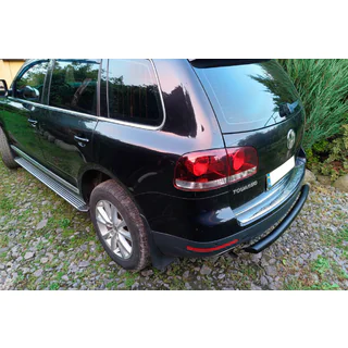 Protector trasero AK002 Negro (2 uds, acero inoxidable) foto 2