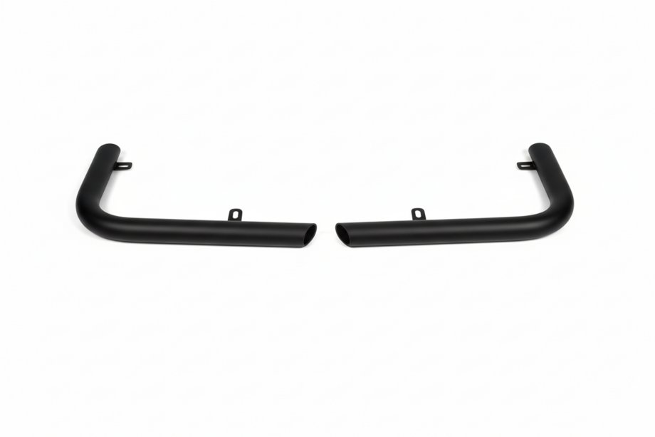Mercedes X class 2017-2020 Protector trasero AK003 Negro (acero inoxidable, 60 mm) Image
