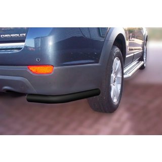 Esquinas traseras AK003 Negro (2 uds, acero inoxidable)