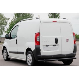 Protector Trasero Black (Acero Inoxidable) Fiat Fiorino/Qubo 2008-2024 foto 1