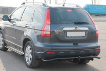 Honda CRV 2007-2011 Barra Trasera AK008 Negra (Acero Inoxidable) foto 2