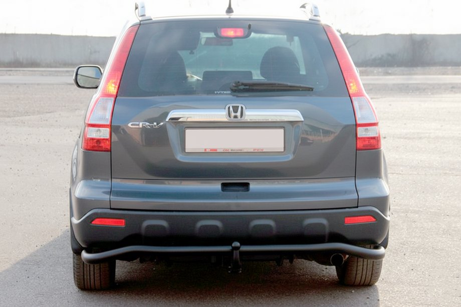 Honda CRV 2007-2011 Barra Trasera AK008 Negra (Acero Inoxidable) Image