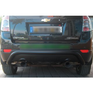 Barra Trasera AK007 Negra (Acero Inoxidable) foto 1
